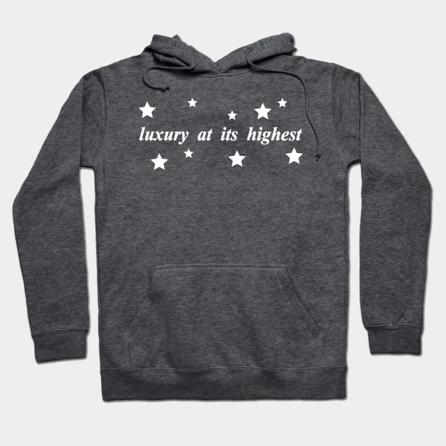 luxury at its highest Hoodie by NotComplainingJustAsking